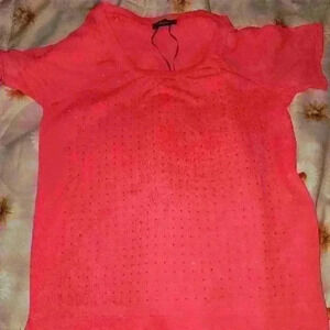 NWOT MORGAN RHINESTONE TOP